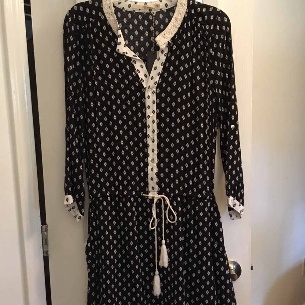 Ellison contemporary casual drawstring dress